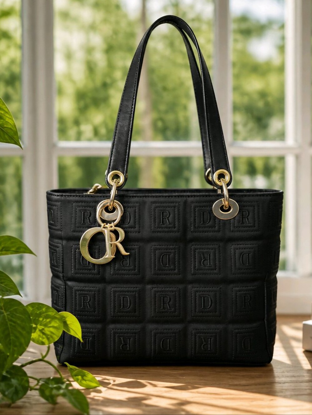 Black Bag in a canvas nylon Beautiful purse